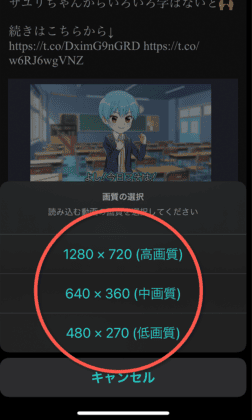 ツイクリップ設定画面5
