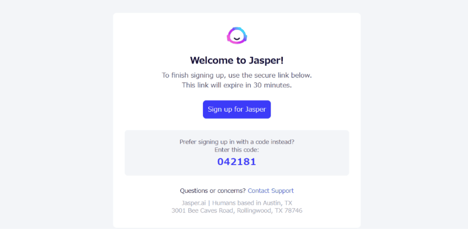 Jasper登録方法➄